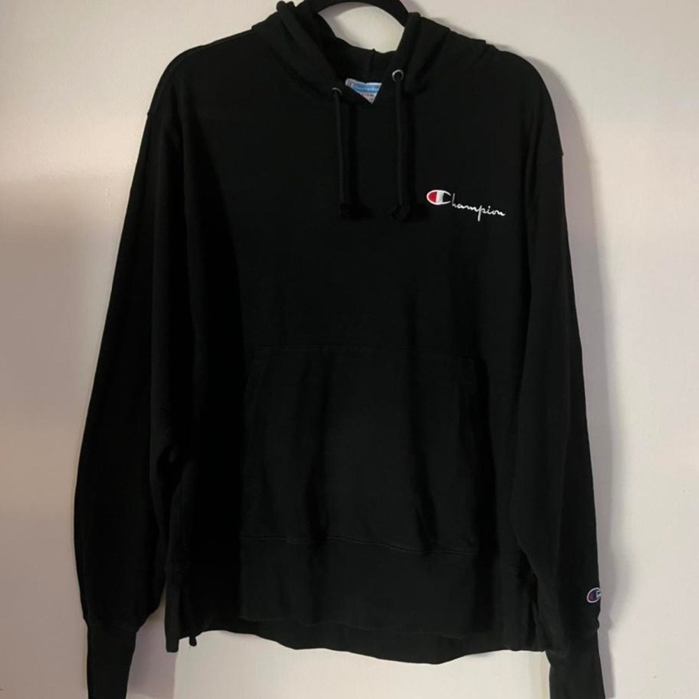Champion lightweight black hoodie